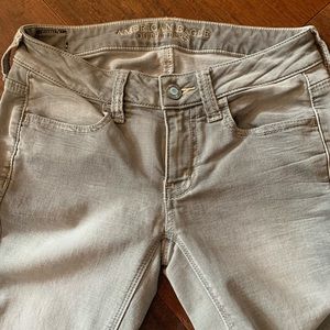 American Eagle, Grey Wash Jegging, Size 0